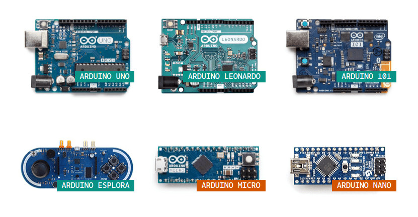 Arduino บอร์ดชนิดต่างๆสำหรับผู้เริ่มต้น